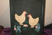 Vintage hand made wooden Key Holder