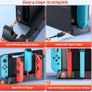 Switch Controller Charger Dock Station for PSP Gaming Console Compatible with Nintendo Switch & OLED Model Image 7