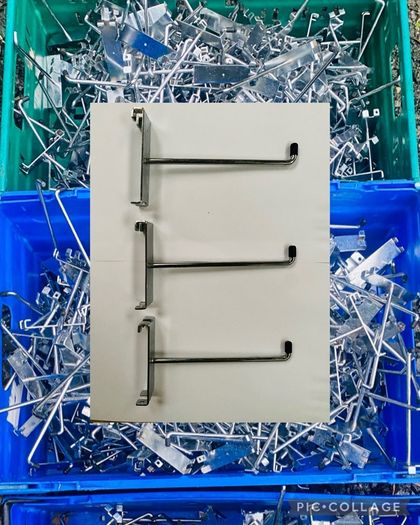 Gridwall Hooks - Large Quantity - Shop Retail Display Hooks - Like New - Large Quantity Available