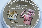 Baba Yaga Dollar Proof 2009 Slavic folklore mystical witch coin