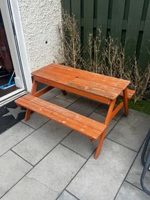 kids garden table and chairs