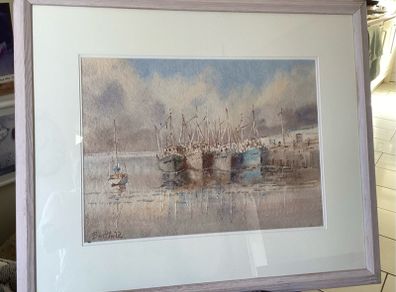 Reflections  Watercolour by Berthold Dunne