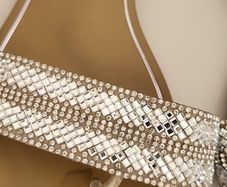 ALDO thong bling slider style flats Sz 42 (Fit 8UK) - Rrp 55 (New)