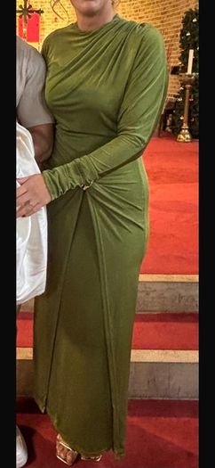 Sheike Green maxi occasion dress