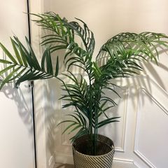 artificial plant and pot