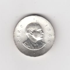 Ireland, Pearse 10/-, 1966, 83.3% silver coin, (no 387)