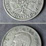 Great Britain Silver Florin 1937...1946 KM# 855 Image 2