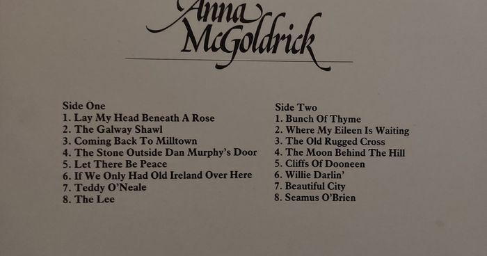 Anna McGoldrick - 16 Favourite Songs LP