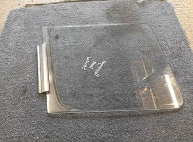 Sprinter door drop glass