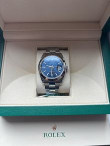 Rolex Datejust 41 Blue Dial (2023) - Mint Condition - Full Set