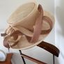 Large occasion hat neutral colours Image 3