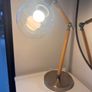 Adjustable Wood & Glass Desk Lamp Image 4