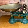 vintage  scales with brass bell weights Image 2