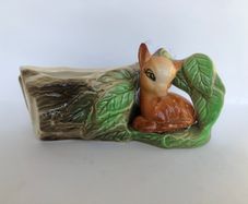 Vintage Eastgate Pottery Fauna Posy Holder Ceramic Ornament