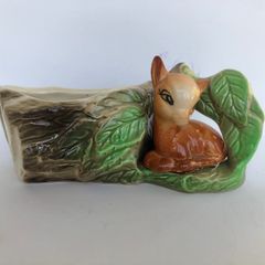 Vintage Eastgate Pottery Fauna Posy Holder Ceramic Ornament
