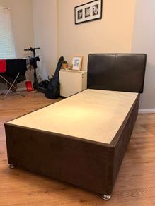 Single Bed Frame with Matching Headboard