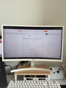 Acer ED242QR - White Curved Monitor 23.6"