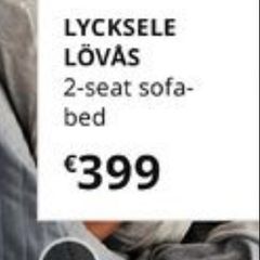 Ikea lycksele double fold out bed