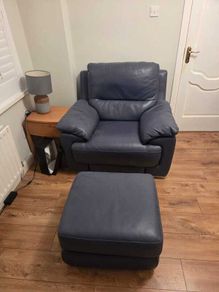 Leather Reclining Armchair
