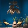 BRAND NEW Coconut tree chandelier tropical bohemian style hanging LED lights Image 5