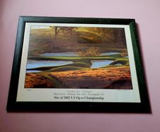 Vintage signed limited edition golf print