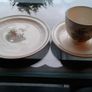 Vintage Carrigaline Carrigdhoun "Foraging Rabbits" Trio Image 6