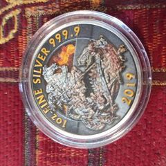 2019 UK 2 Pounds 1 oz Silver mintage 250 ex.