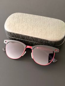 Chilli Beans Browline Sunglasses - Matte Black & Red