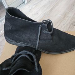 Zign black suede desert boots - size 41