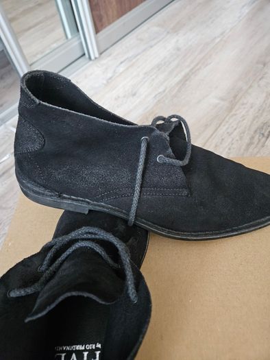 Zign black suede desert boots - size 41