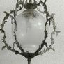 Art Deco Silver Antique Ceiling Light Image 2