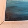 Seascape Oil on Canvas Painting 32/26in Image 10