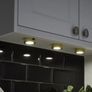 Colours Esmo Brushed Chrome effect Mains-powered LED Under cabinet light IP20 (W)24mm, Pack of 3 Image 3