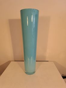 Tall Blue Vase