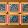 Vintage 1980s Coasters x 6 Creations Alpac France Image 3