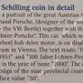 Porsche Coincard | Ferdinand Porsche | Special UNC Austria 50 schilling 2000 Image 7