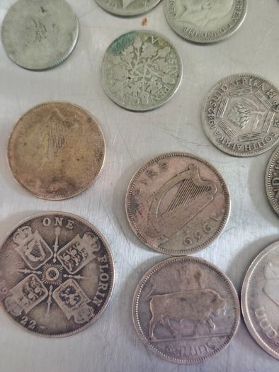 Irish and UK silver coin lot