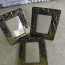 Set of 3 Ornate Black & Gold Small Photo Frame With  French bow , Largentiere, with the tagline ITALY STYLE. Image 9