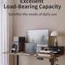 Electric Standing Desk 120 x 60 cm, Height Adjustable Sit Stand Desk with Memory Presets, Home Office Computer Desk, Black Frame with Vintage Brown Top Image 7