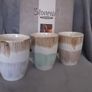 Ceramic Stonewall Pottery Glazed Mugs (3)/Approximately 3 x 5-Inches and Holds 16 Ounces/2 Cups  ..  FINAL PRICE DROP Image 2
