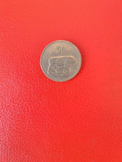 1980 Irish 5p
