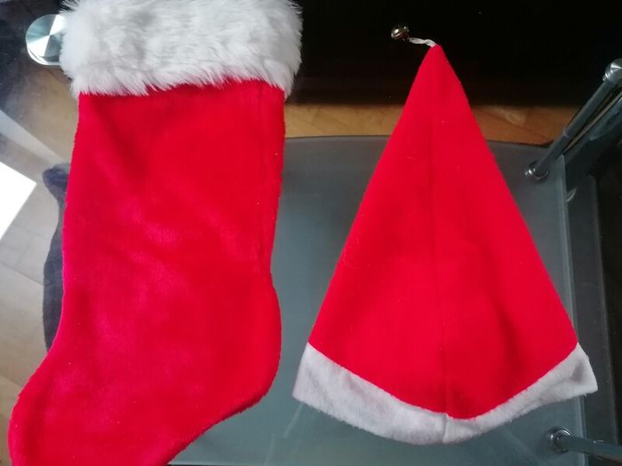 Christmas Stocking and Hat