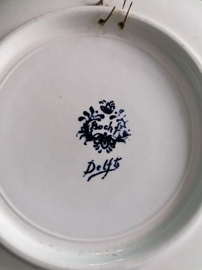 Vintage Royal Sphinx by Boch "Delft" Wall Plate