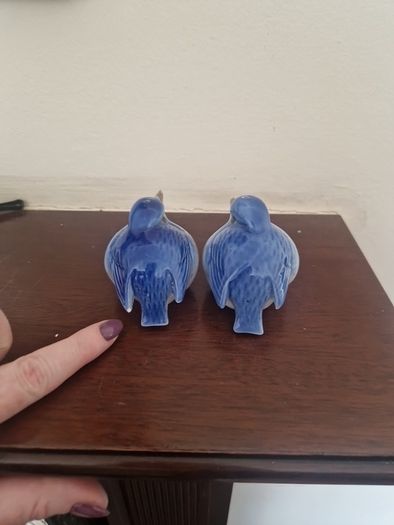 vintage ceramic birds