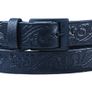 Premium Embossed Genuine Leather Belt Stylish Vintage Designer Belt Durable Formal & Casual Waist Belt Image 6