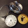 Antique 1877 Sterling Silver English Lever Pocket Watch - Matching Numbers - Restoration Project Image 2