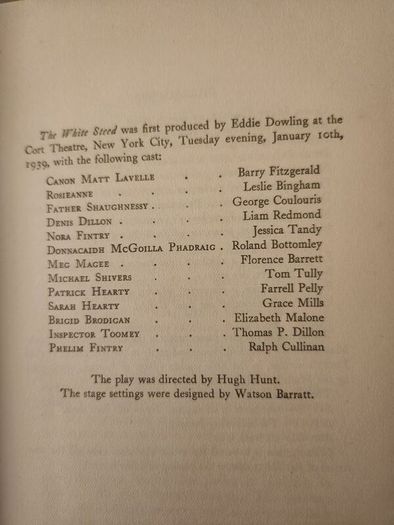 Three Plays. By Paul Vincent Carroll. First Edition 1946 Hardback In Good Condition . See Photos For Same.