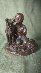 Boy with Dog