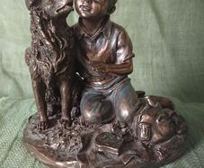 Boy with Dog