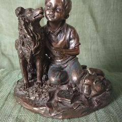 Boy with Dog